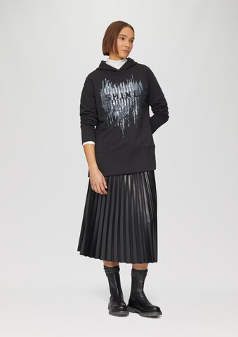 s.Oliver Sweatshirt in Schwarz