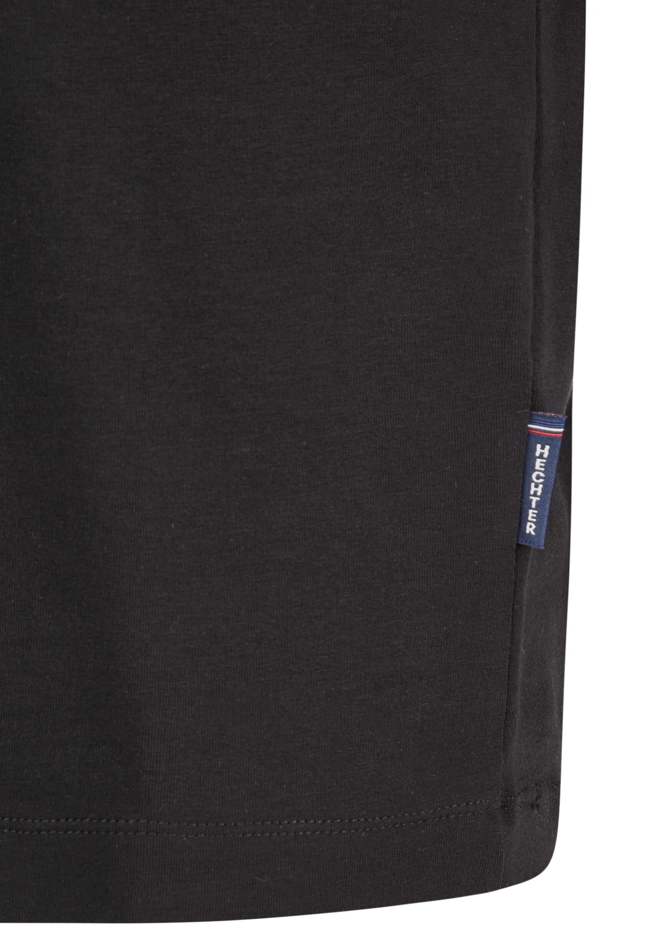 HECHTER PARIS Shirt 'JERSEY' in Zwart
