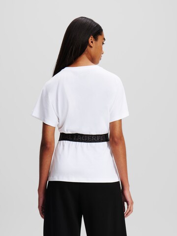 T-shirt Karl Lagerfeld en blanc