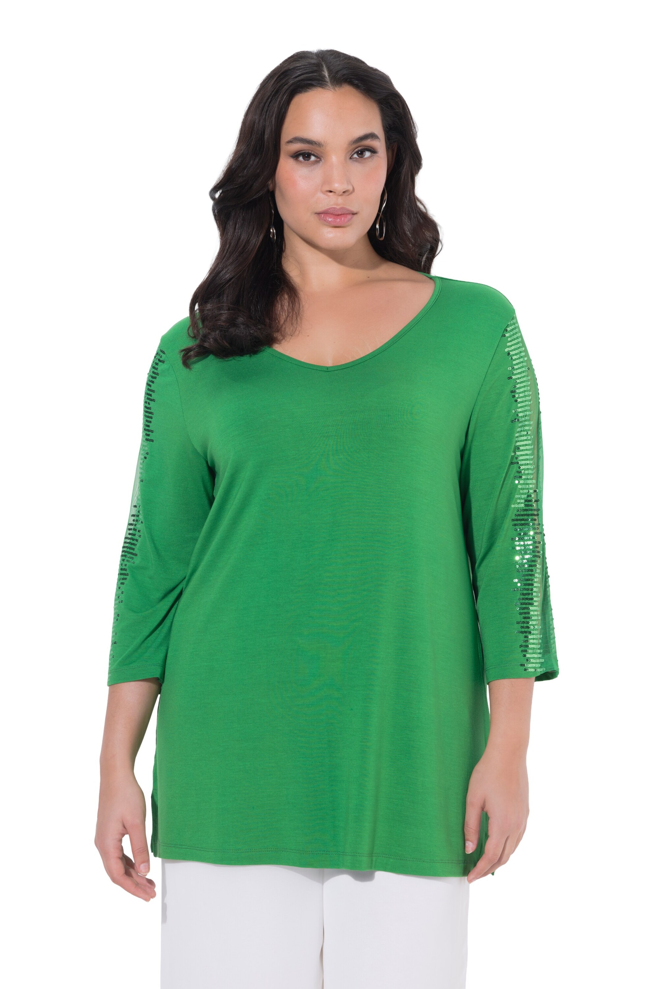 Ulla Popken Shirt in Green: front