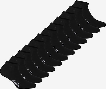 Diadora Socken in Schwarz: Vorderseite