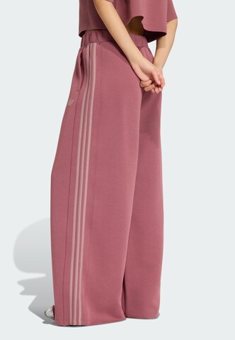 Wide Leg Pantalon 'Sst 2.0' ADIDAS ORIGINALS en rouge
