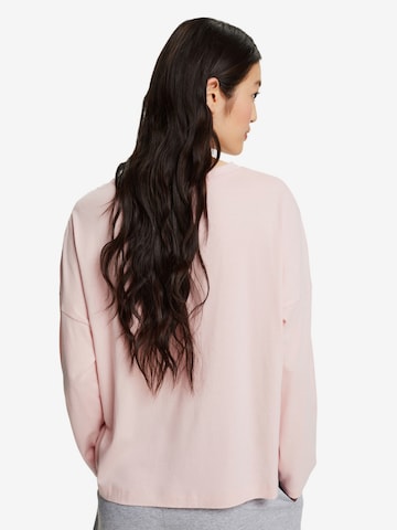 ESPRIT Pajama Shirt in Pink