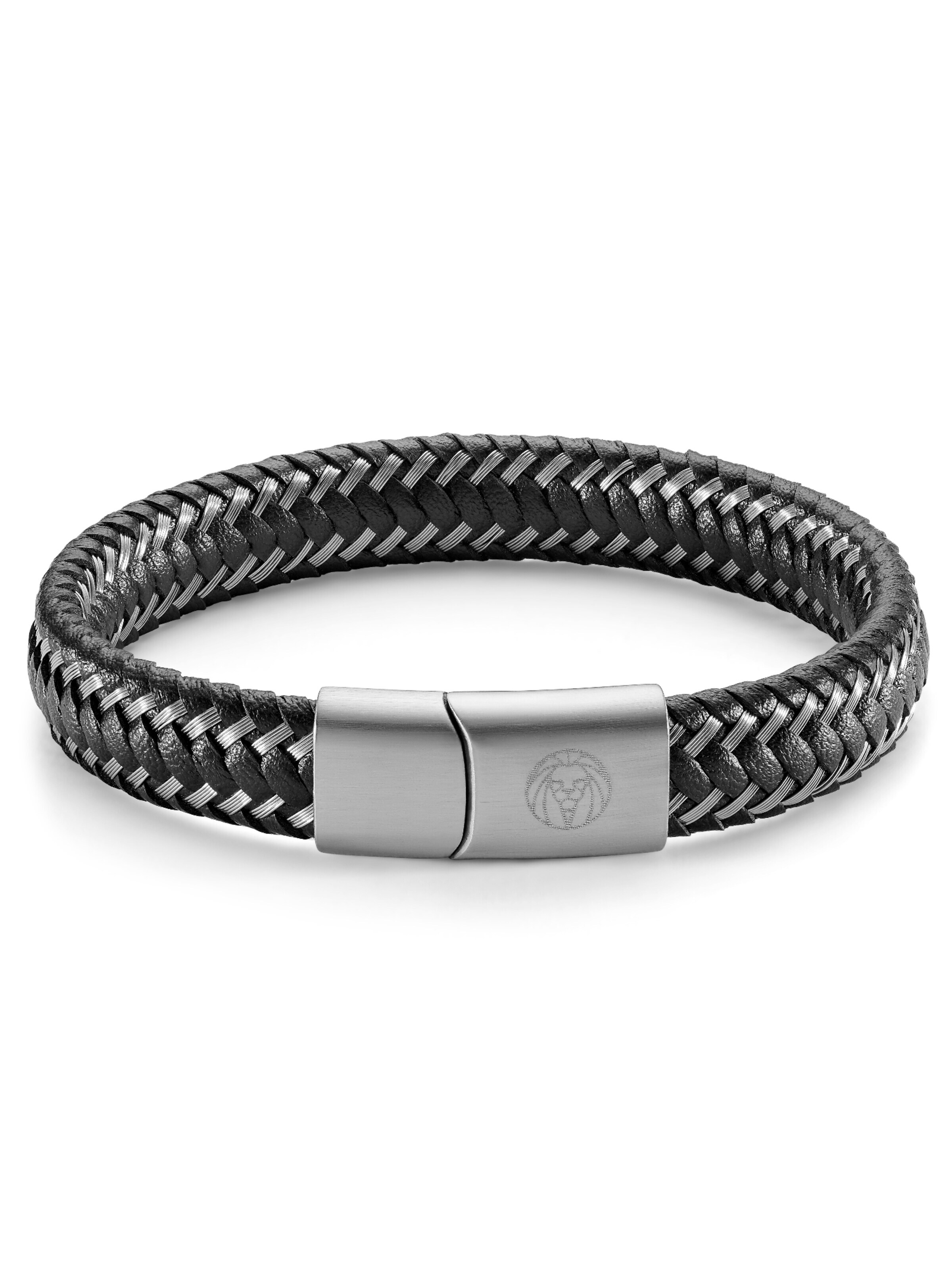 Lucleon Bracelet 'Vulcan' in Black: front