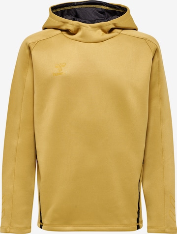 Hummel Athletic Sweatshirt in Yellow: front