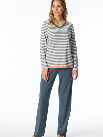 Pyjama SCHIESSER en bleu : devant