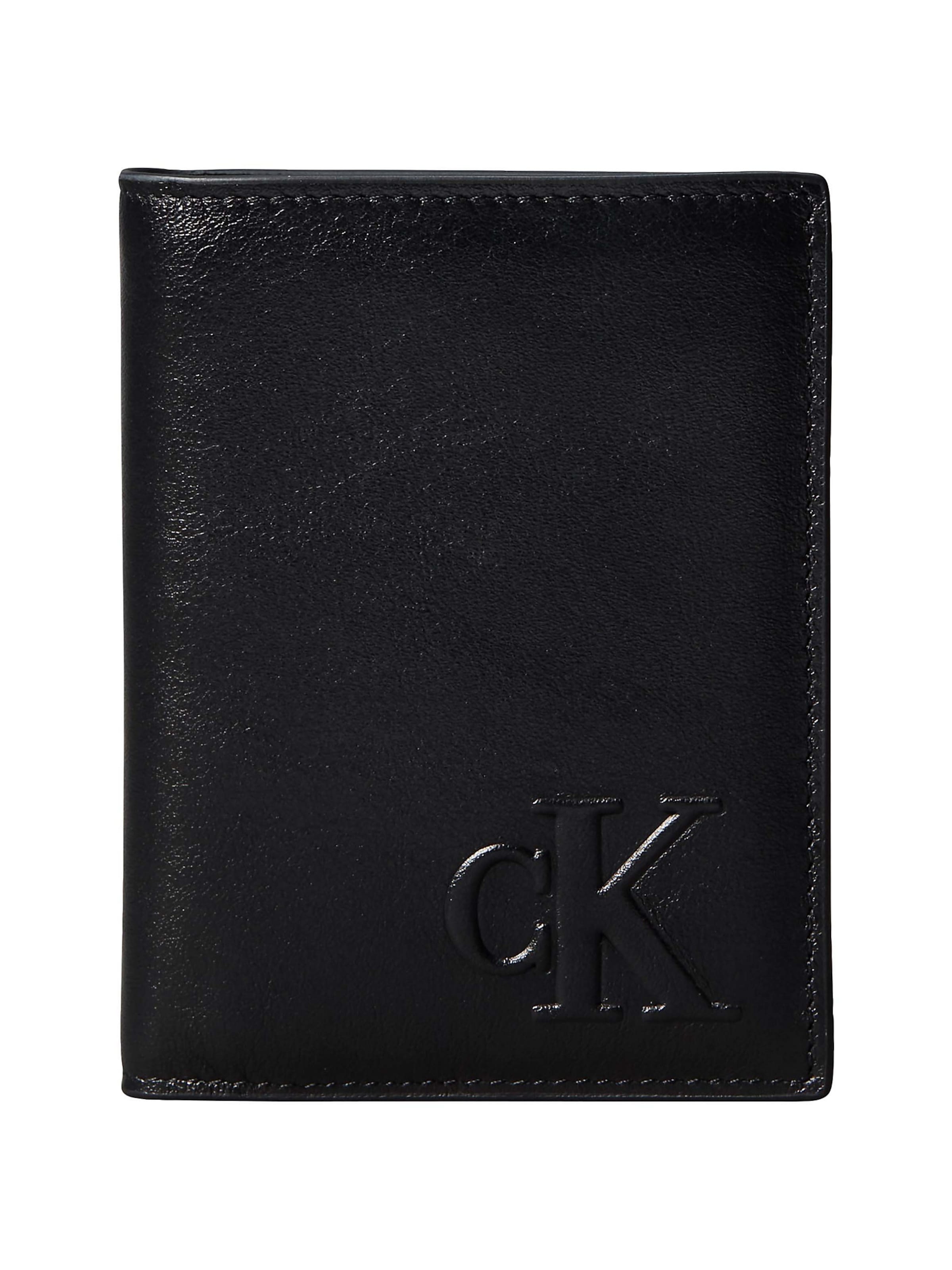 Porte-monnaies 'BOLD' Calvin Klein en noir : devant
