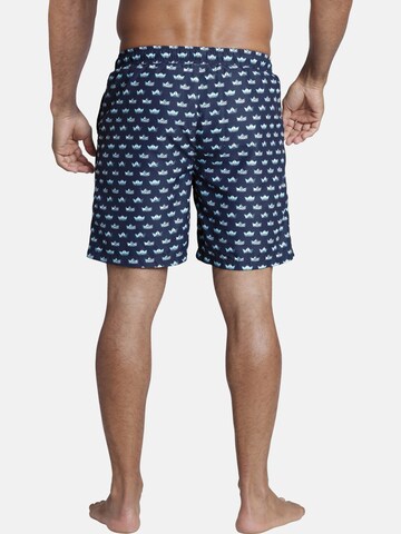 Jan Vanderstorm Board Shorts ' Adalhard ' in Blue