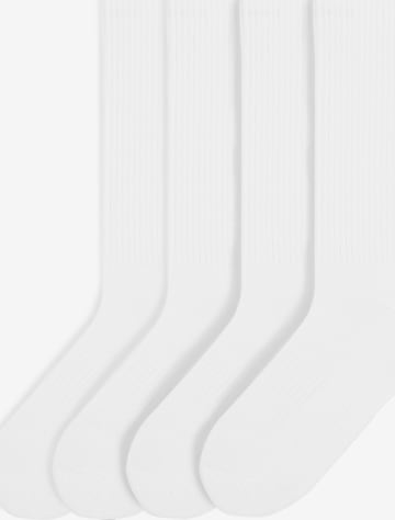 Von Jungfeld Socks 'CASUAL CLASSIC' in White: front