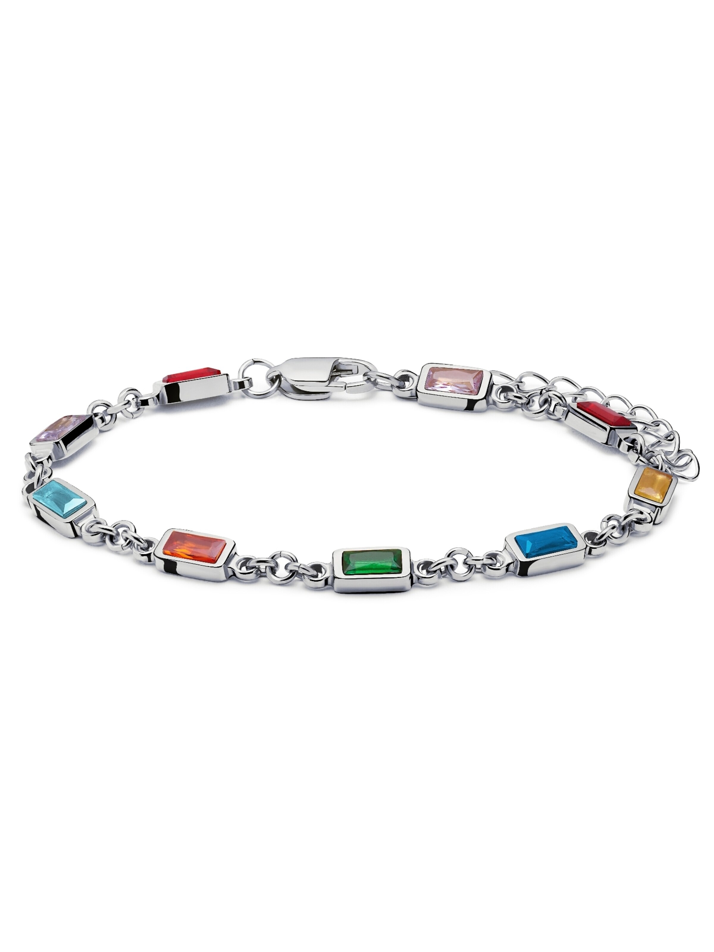 Arkai Armband 'Prism'‌ in Silber: Vorderseite