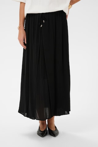 Cream Rok 'Allie' in Zwart: voorkant