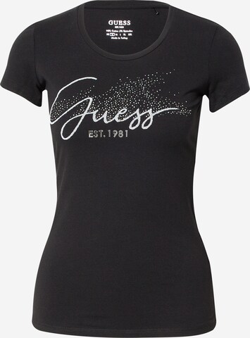 GUESS T-Shirt in Schwarz: predná strana