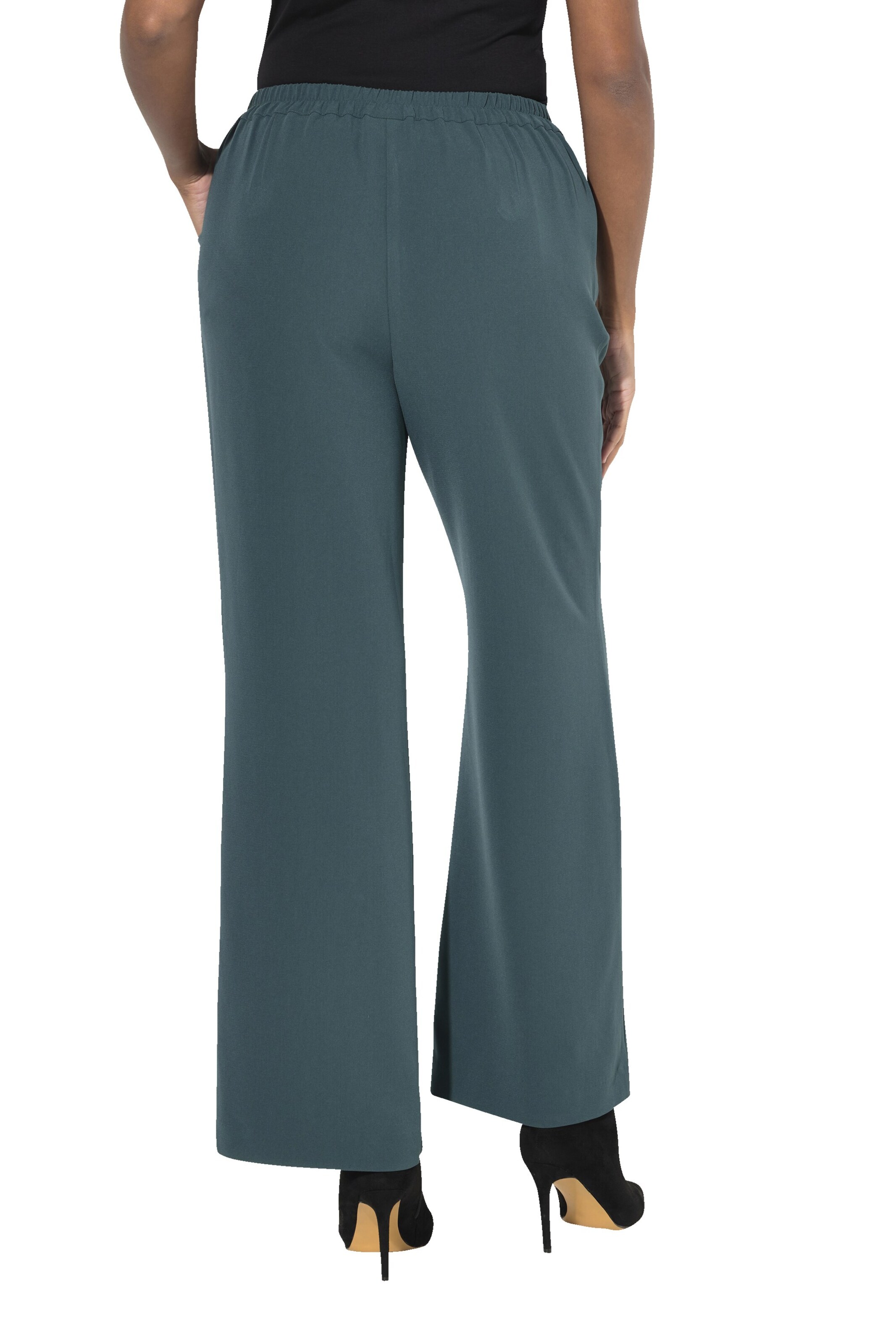 Ulla Popken Loosefit Broek in Blauw