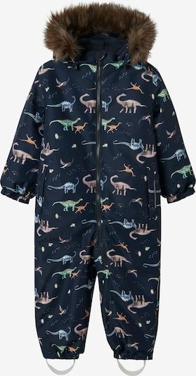 NAME IT Toiminnallinen puku 'NMMSNOW10' värissä safiiri / harmaa / vihreä, Tuotenäkymä