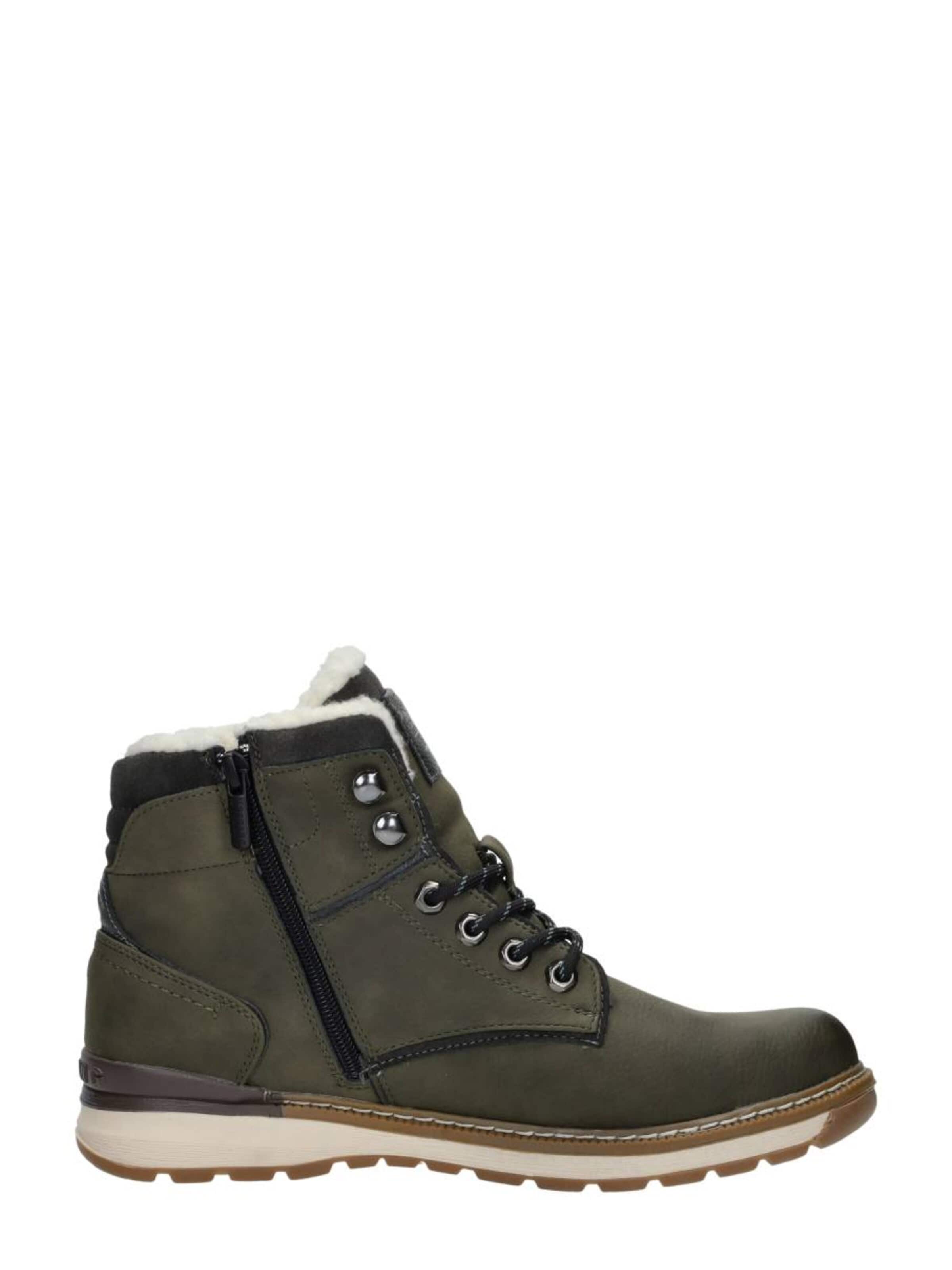 Bottes à lacets 'Veterschoenen Hoog' MUSTANG en vert
