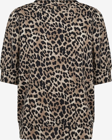 Chemisier 'Banu' Soyaconcept en marron : devant