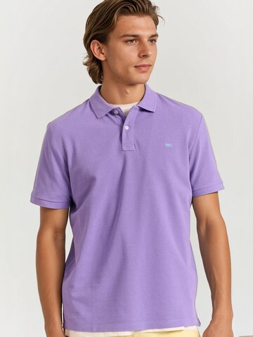 T-Shirt Funky Buddha en violet : devant