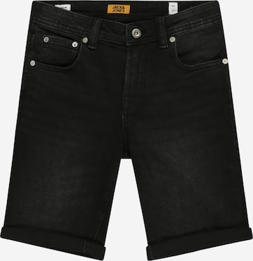 Jack & Jones Junior Regular Jeans 'RICK' in Black: front