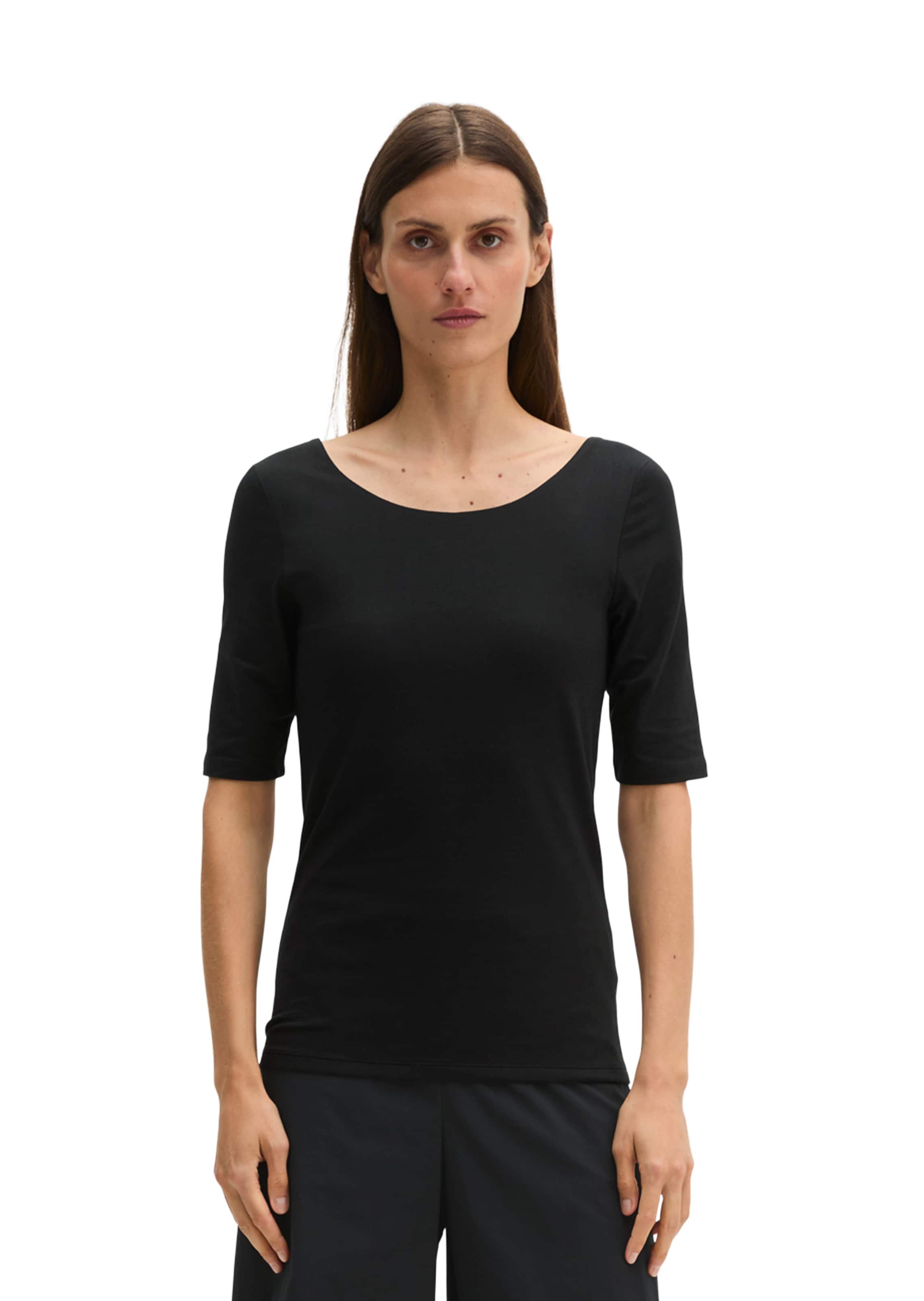 Marc O'Polo Shirt in Schwarz: Vorderseite