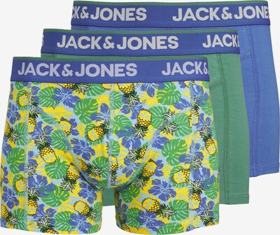 JACK & JONES Boxershorts in de kleur Blauw / Geel / Groen, Productweergave