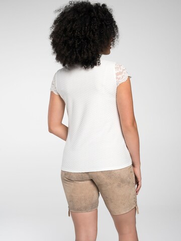 Blouse folklorique SPIETH & WENSKY en blanc