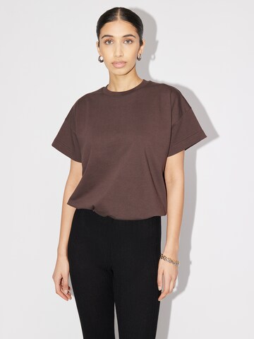 LeGer by Lena Gercke T-shirt 'Aliya' i brun: framsida