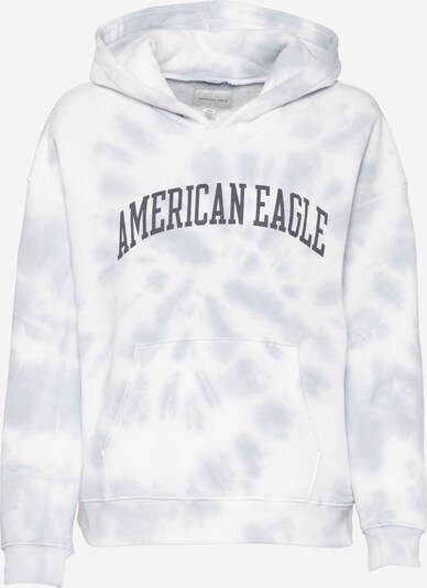 American Eagle Sweater majica u grafit siva / svijetlosiva / bijela, Pregled proizvoda