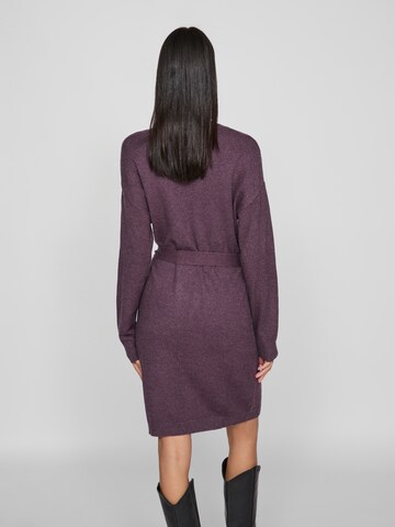 VILA Knitted dress 'VIRIL' in Purple