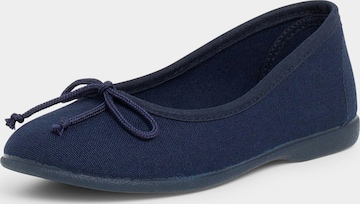 Pisamonas Ballerina's in Blauw: voorkant