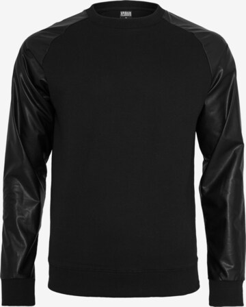 Urban Classics Sweatshirt in Zwart: voorkant