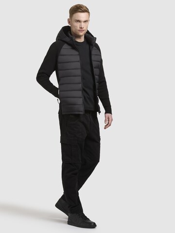 khujo Jacke 'Nilon' in Schwarz