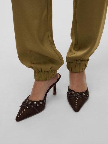 Loosefit Pantalon VERO MODA en vert