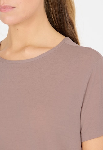 Athlecia Functioneel shirt 'LIZZY' in Bruin