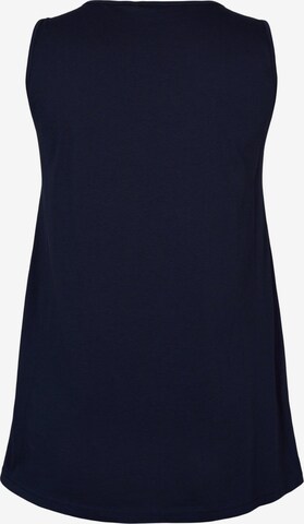 Zizzi Top 'VMY' in Blauw