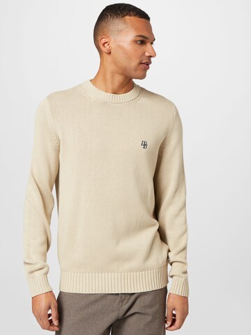 Woodbird Sweater 'Kurt' in Beige: front