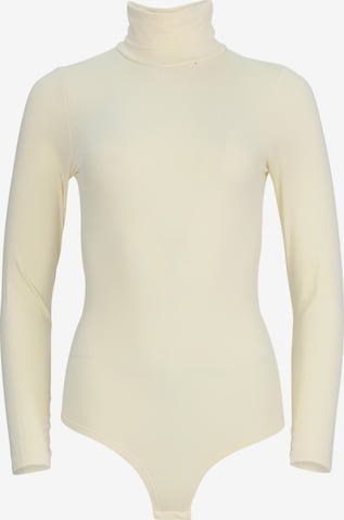 Easy Young Fashion Bodysuit in Beige: front