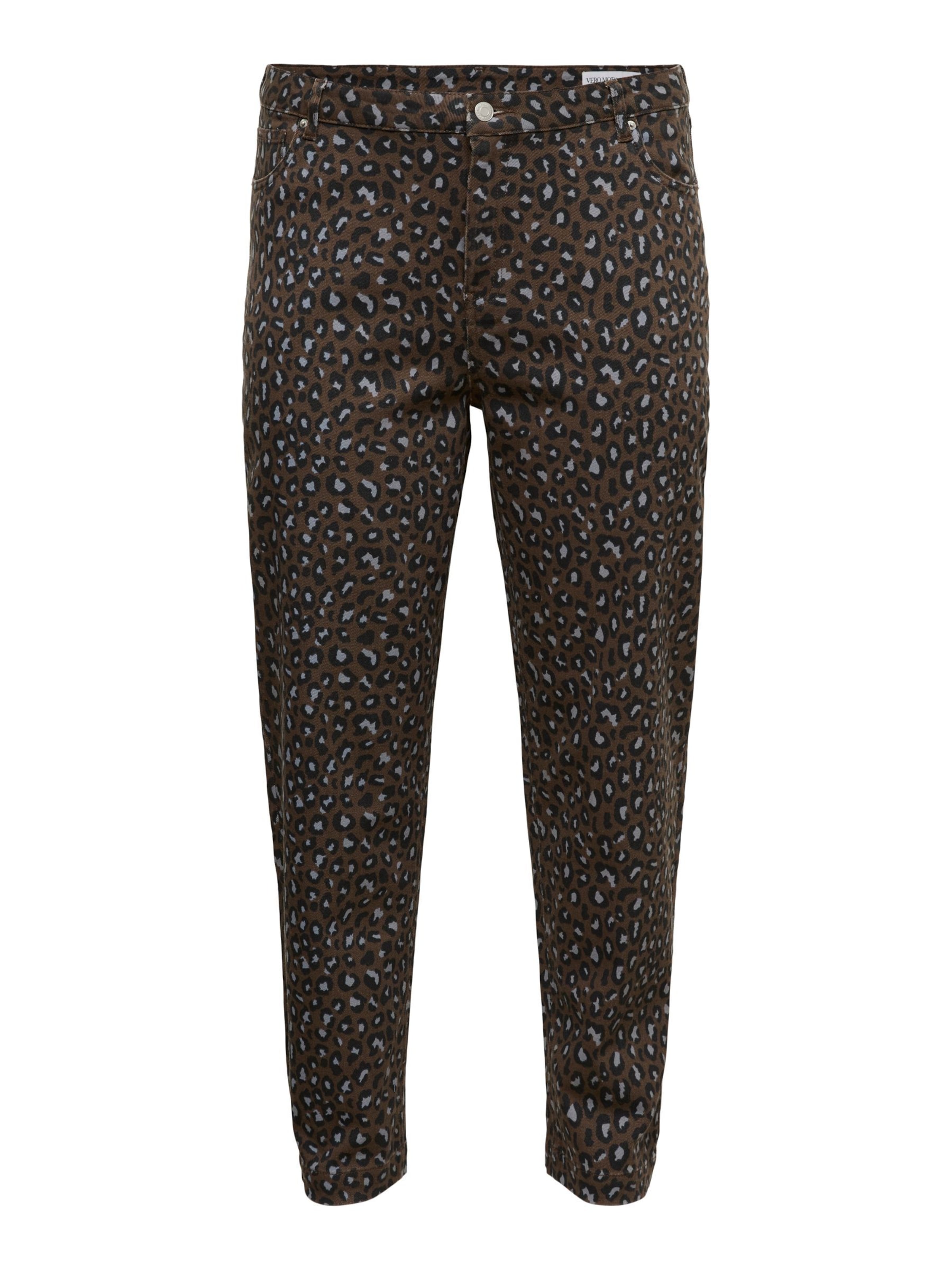 Vero Moda Curve Jeans 'VMTessa' in Bruin: voorkant
