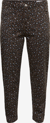 Vero Moda Curve Jeans 'VMTessa' in Brown: front