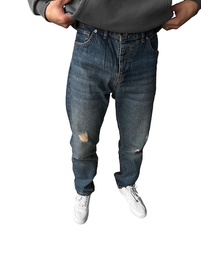 Kleidermafia Jeans 'Baggy Torn Washed Jeans - Dark Blue' in 29 in Dark blue, Item view