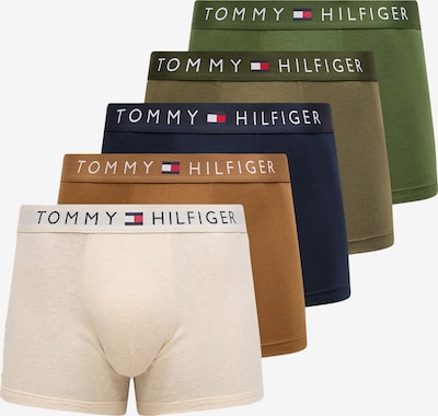 Boxer trumpikės iš Tommy Hilfiger Underwear, spalva – tamsiai mėlyna jūros spalva / ruda / alyvuogių spalva / margai balta, Prekių apžvalga
