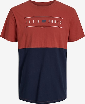 JACK & JONES Tričko 'ELLIOT' – modrá: přední strana