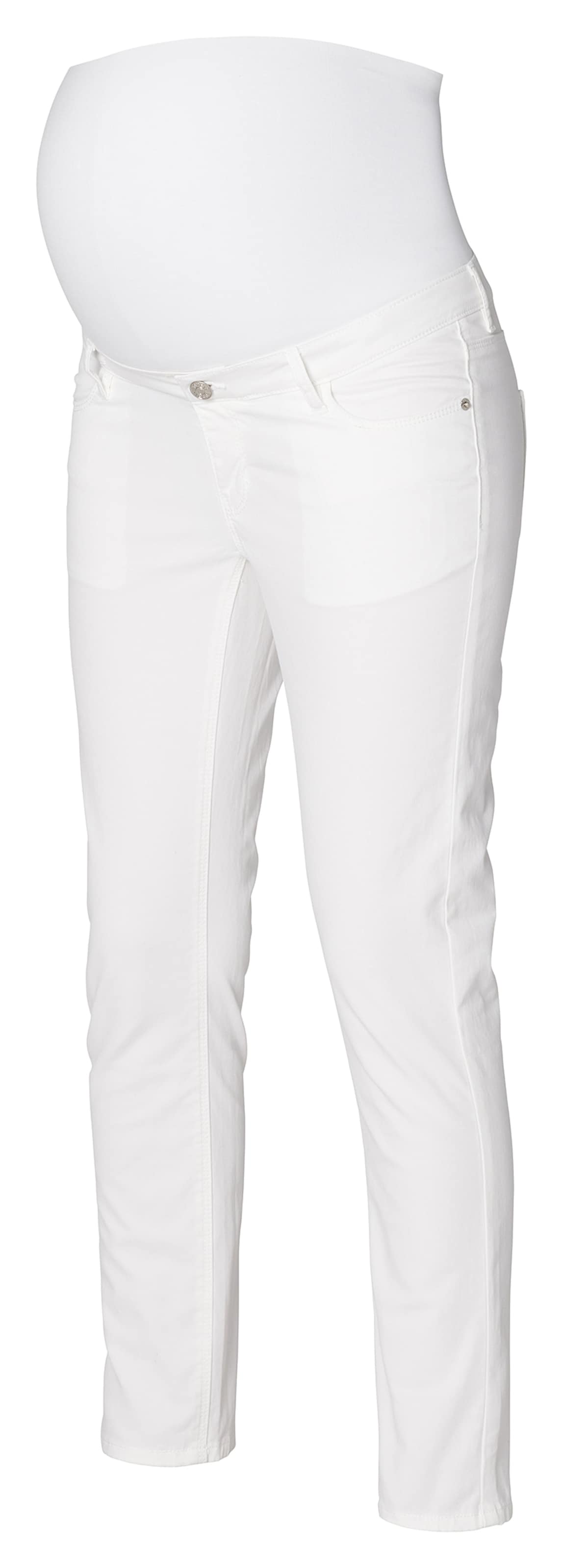 Slimfit Pantaloni di Esprit Maternity in bianco: frontale