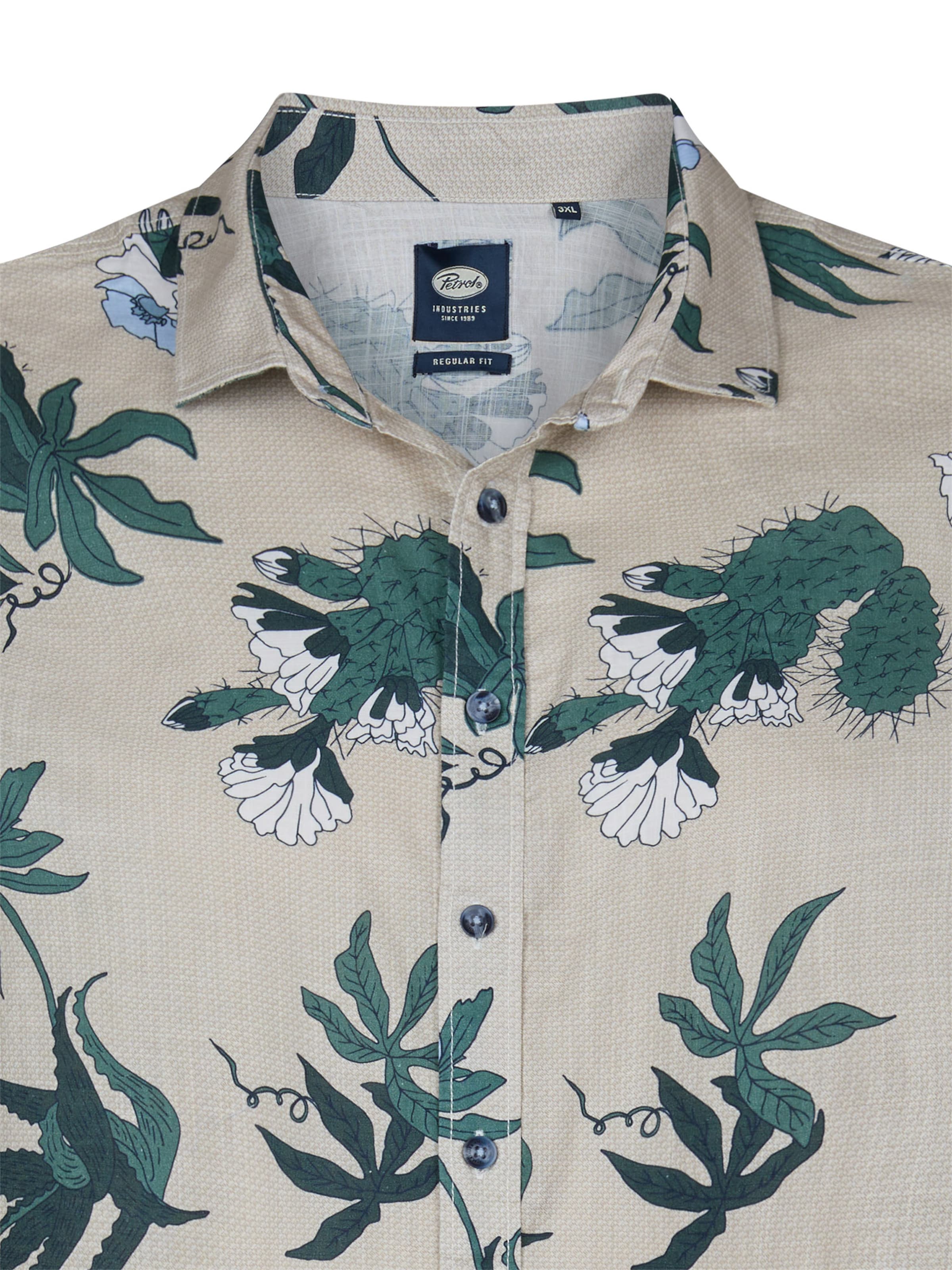 Coupe regular Chemise Petrol Industries en beige