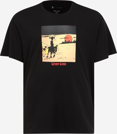 Only & Sons (Big & Tall) T-Shirt 'LUCKY LUKE' en mélange de couleurs / noir, Vue avec produit