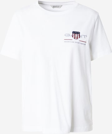 GANTMajica - bijela boja: prednji dio