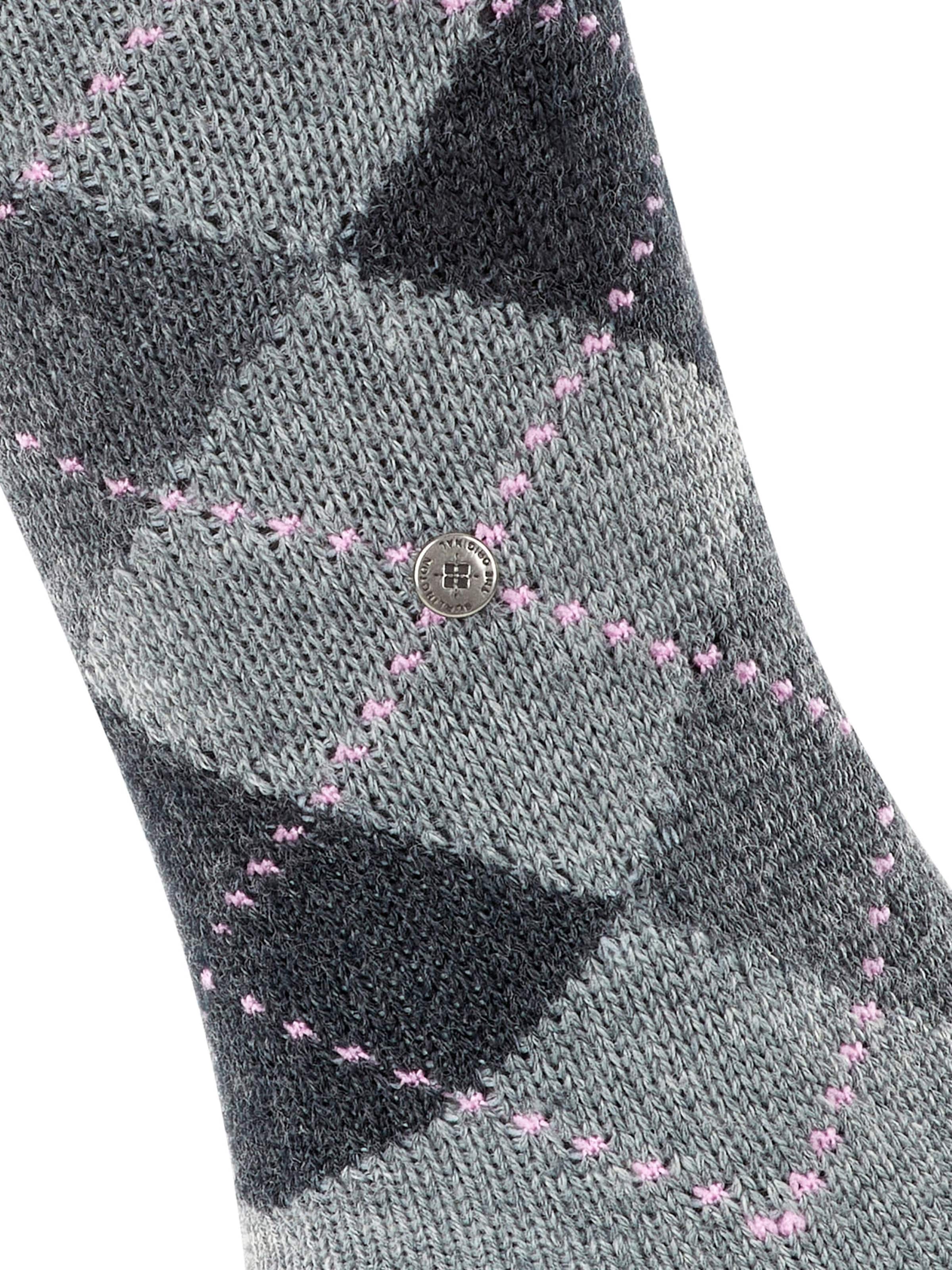 BURLINGTON Overknee Strümpfe 'Whitby'‌‌‌‌‌‌‌‌ in Grau
