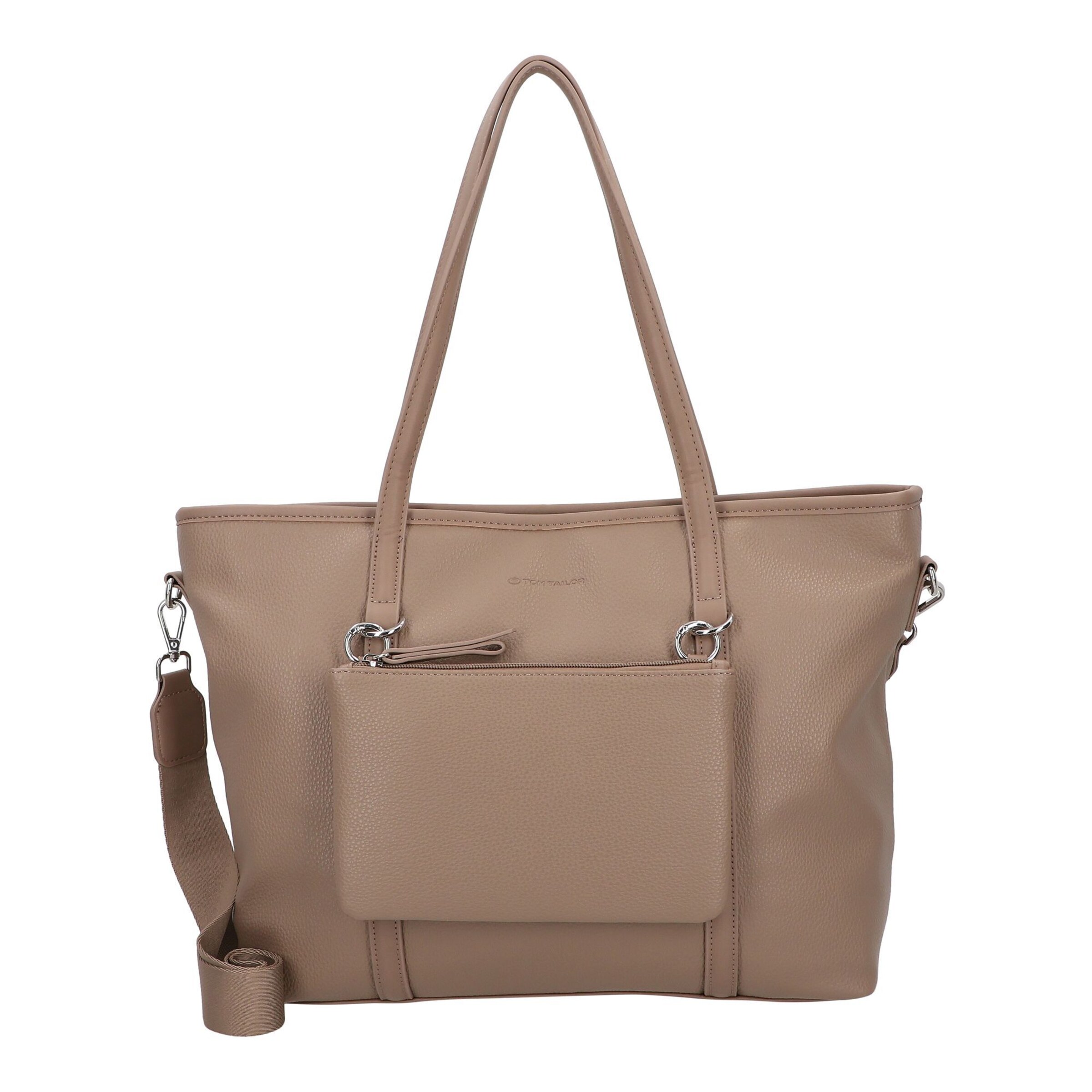 TOM TAILOR Shopper in taupe, Produktansicht