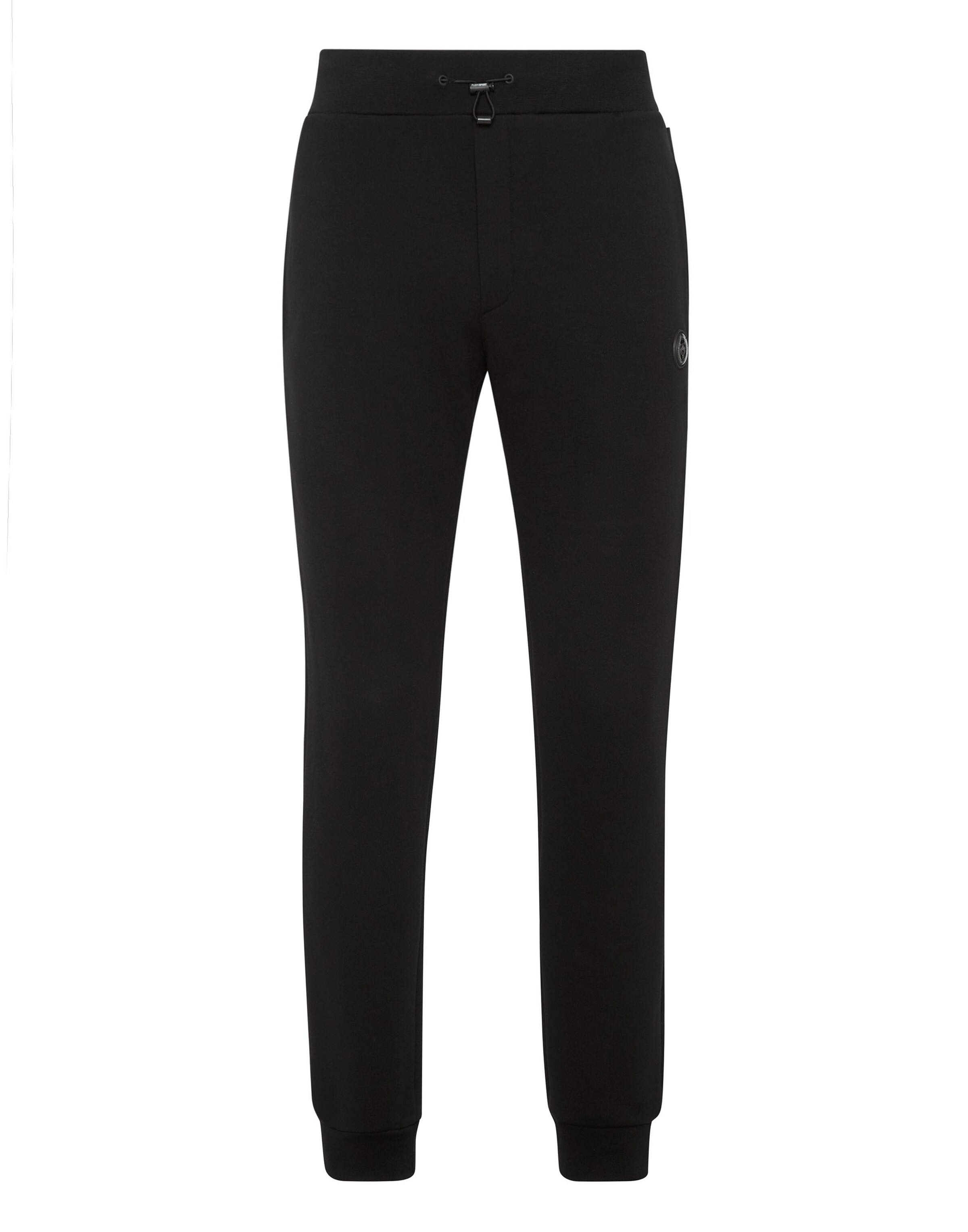 Plein Sport Trousers in Black: front
