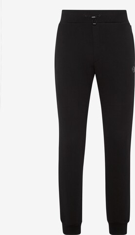 Plein Sport Trousers in Black: front