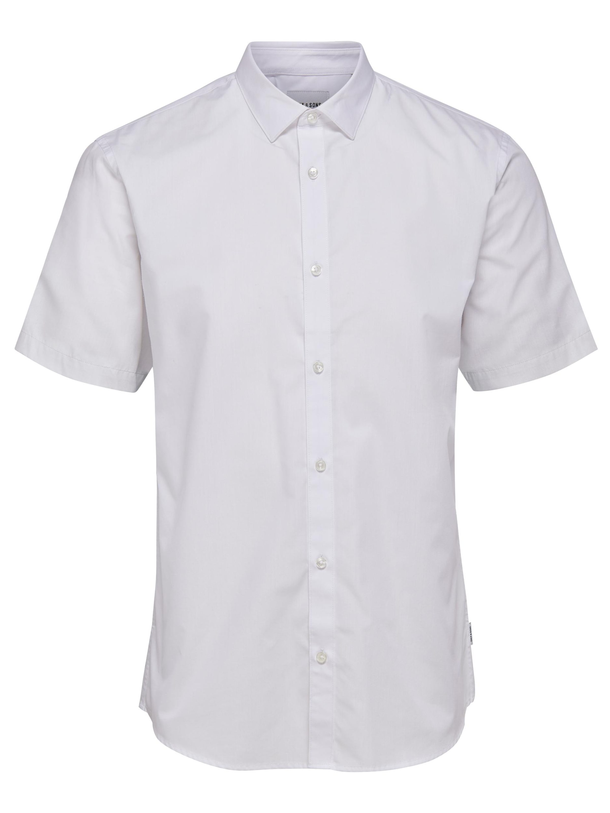 Männer Hemden Only & Sons Hemd 'Sane' in Weiß - LX11403
